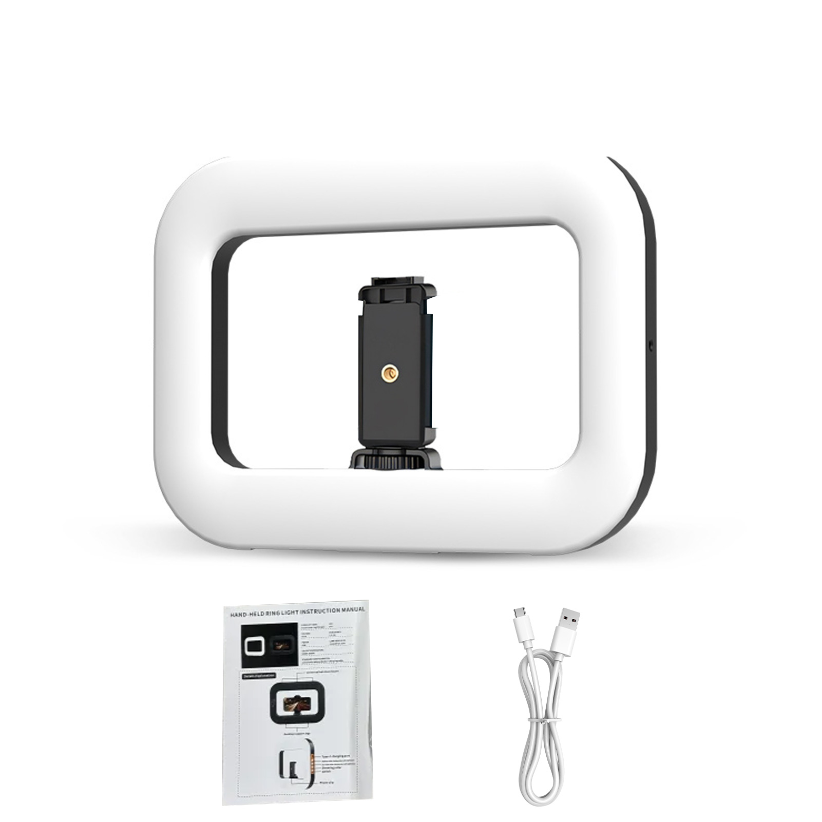 Phone Accessories Ring Holder - Handheld Rings Selfie Light Rechargeable Cell