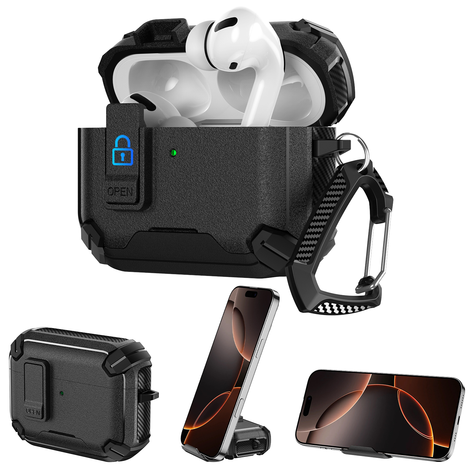 Phone Accessories Design - New Security Lock Case For AirPods