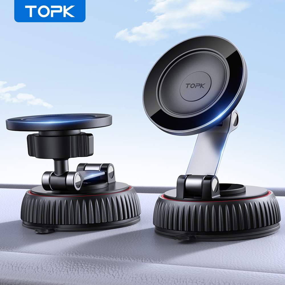 Phone Accessories Website - TOPK Magnetic Car Phone Mount Holder