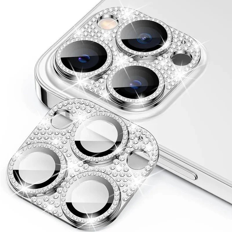 Phone Accessories Design - 3D Rhinestone Diamond Glitter Camera Lens