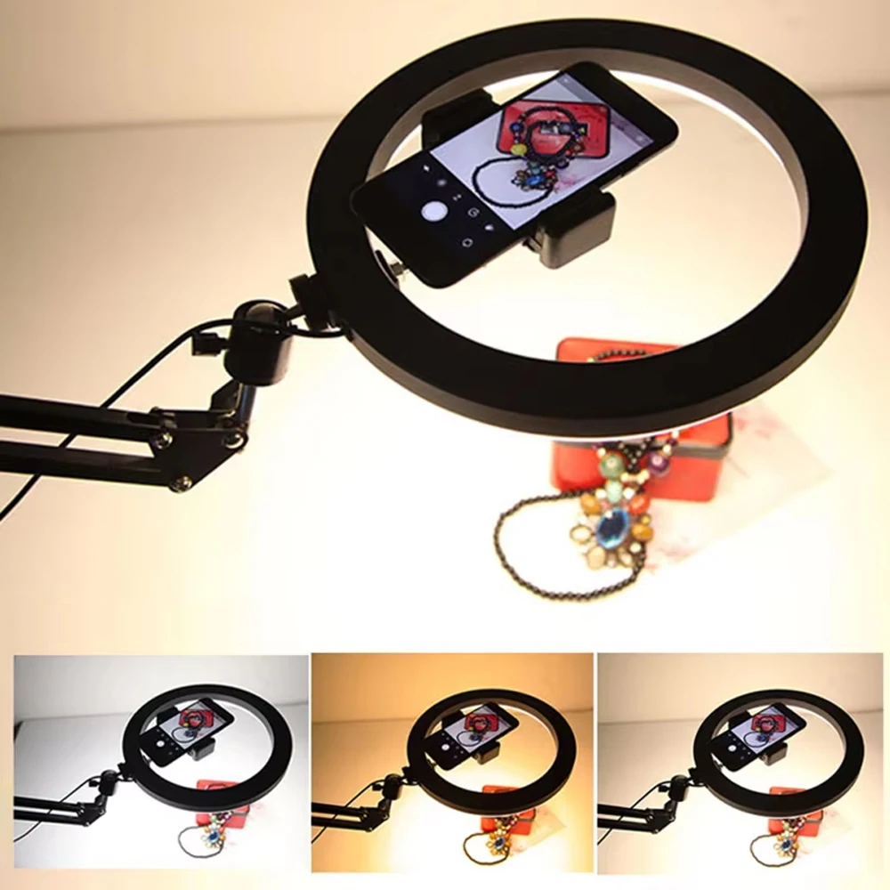 Phone Accessories For Photography - Nice Overhead Tripod With Ring Light