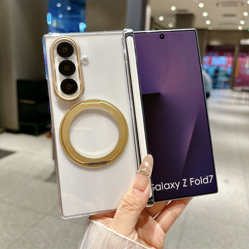 Phone Accessories Ring Holder - Magnetic Wireless Charging Phone Case for