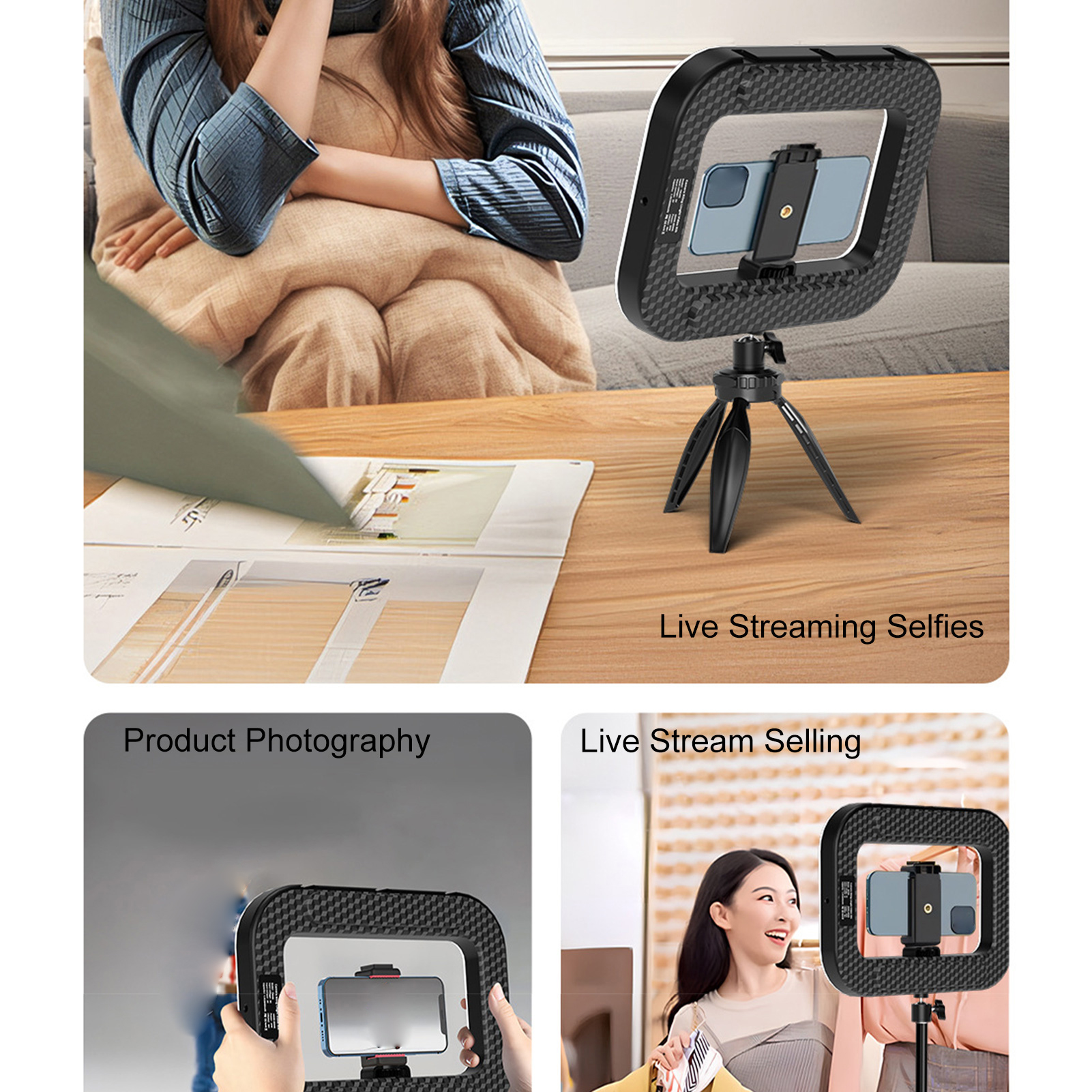 Handheld Rings Selfie Light Re - Phone Accessories Ring Holder review and price