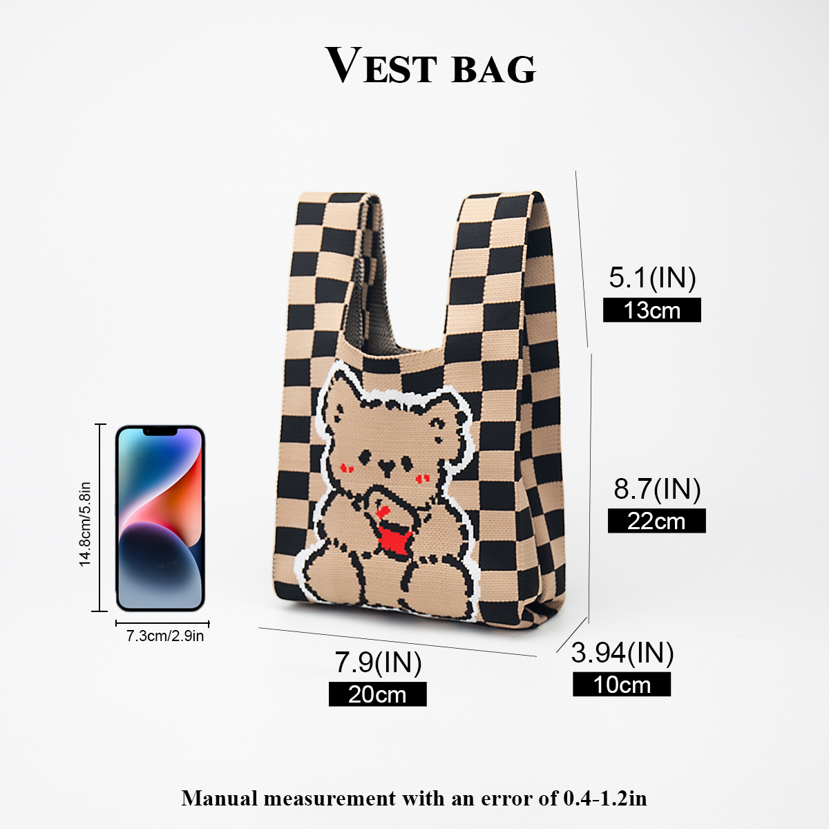 Cute Knitted Handbag for Girls - Phone Accessories Design review and price