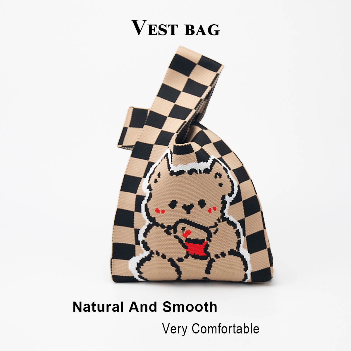 Cute Knitted Handbag for Girls - Phone Accessories Design review and price