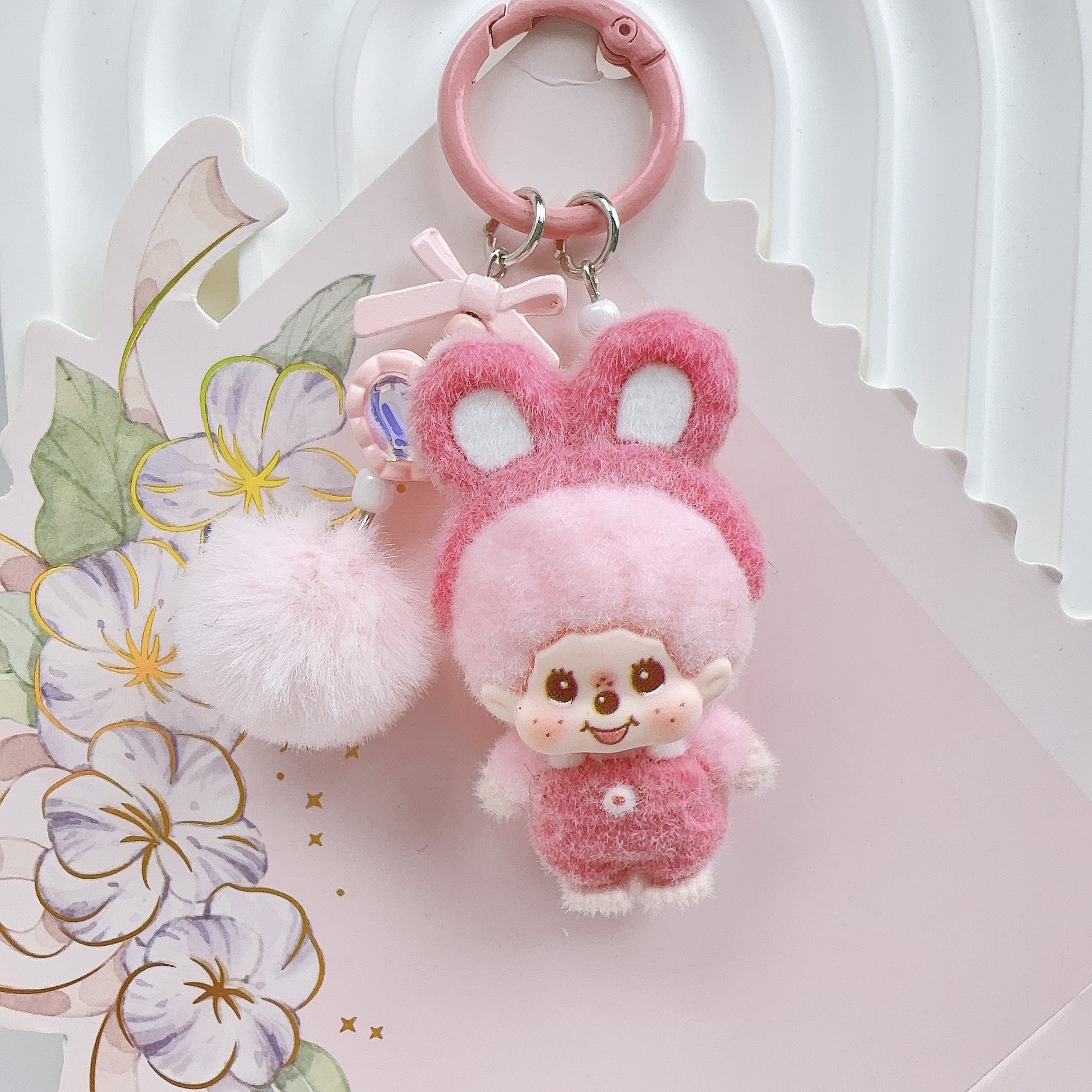 Monchhichi Keychain Cute Keych - Phone Accessories Keychain review and price