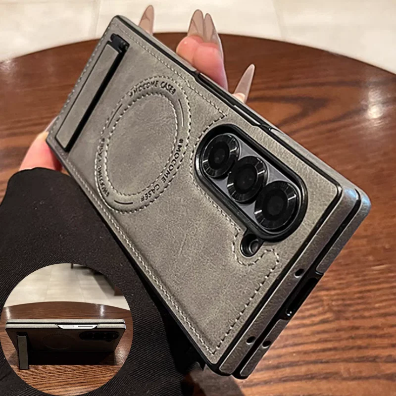 Retro Leather Hidden Tripod Ph - Phone Accessories For Photography review and price