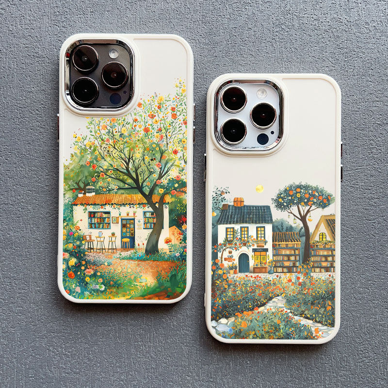 Oil Painting Garden Grange Cou - Phone Accessories From China review and price