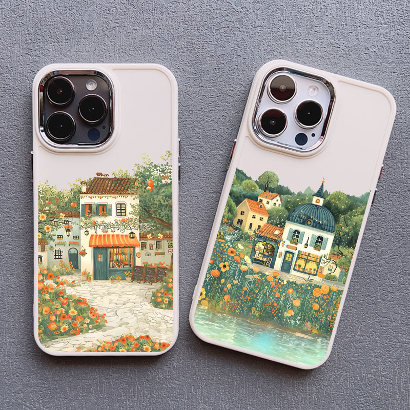 Oil Painting Garden Grange Cou - Phone Accessories From China review and price