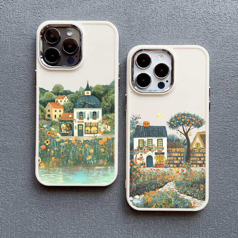 Oil Painting Garden Grange Cou - Phone Accessories From China review and price