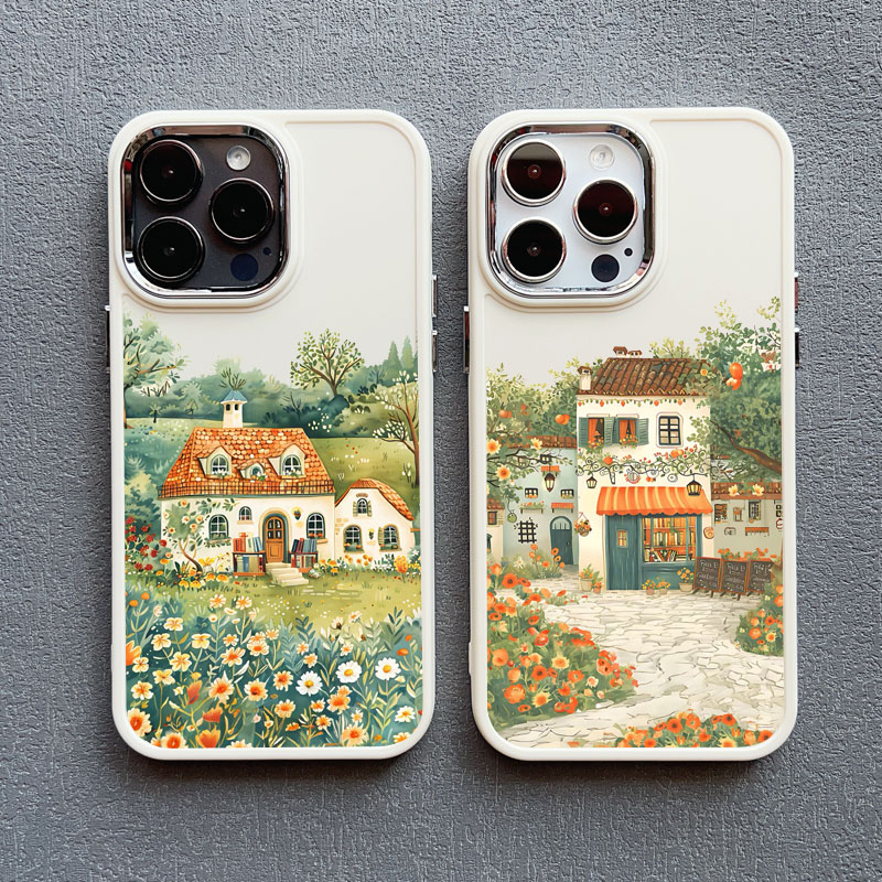 Oil Painting Garden Grange Cou - Phone Accessories From China review and price