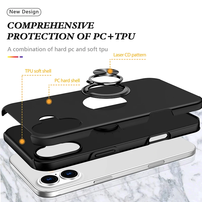Fashion Plain Magnetic Ring Ho - Phone Accessories Ring Holder review and price