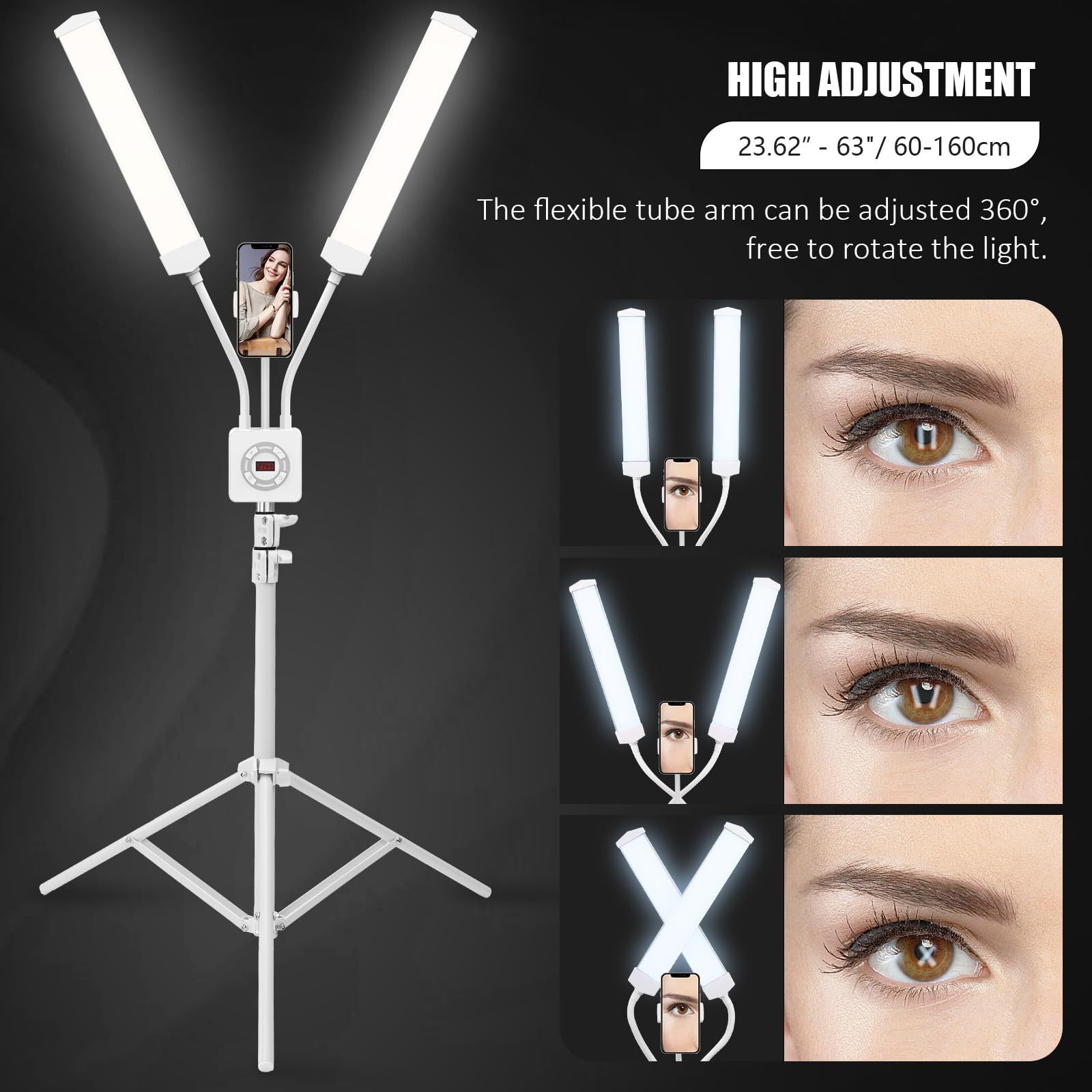 50W Double Arms LED Fill Light - Led Strip Selfie review and price