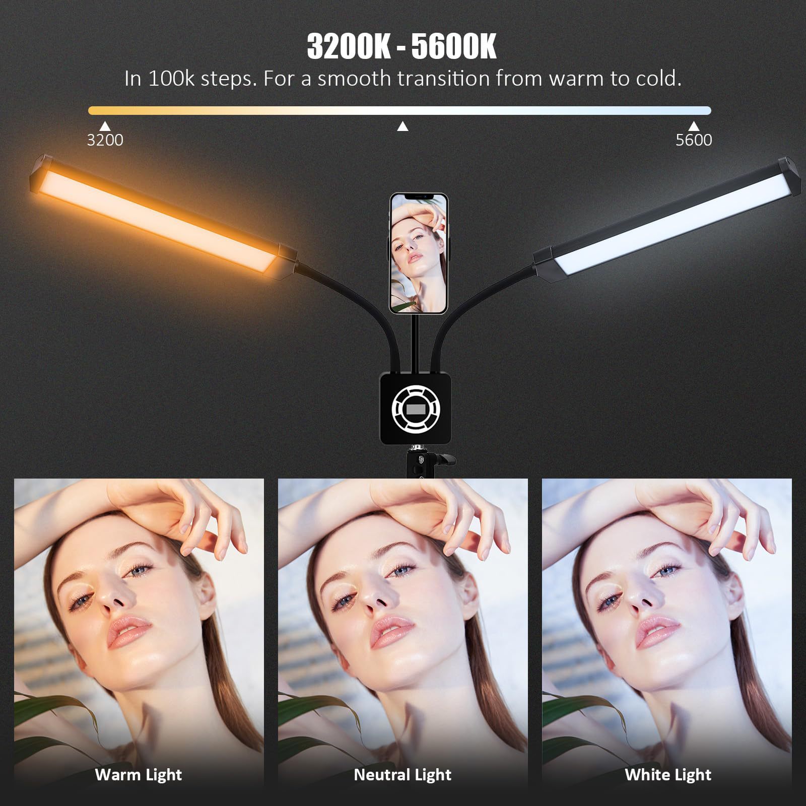 50W Double Arms LED Fill Light - Led Strip Selfie review and price