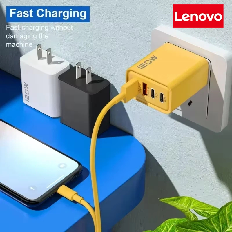 Lenovo 120W 4-Ports Ultra Fast - Phone Accessories Supplier review and price
