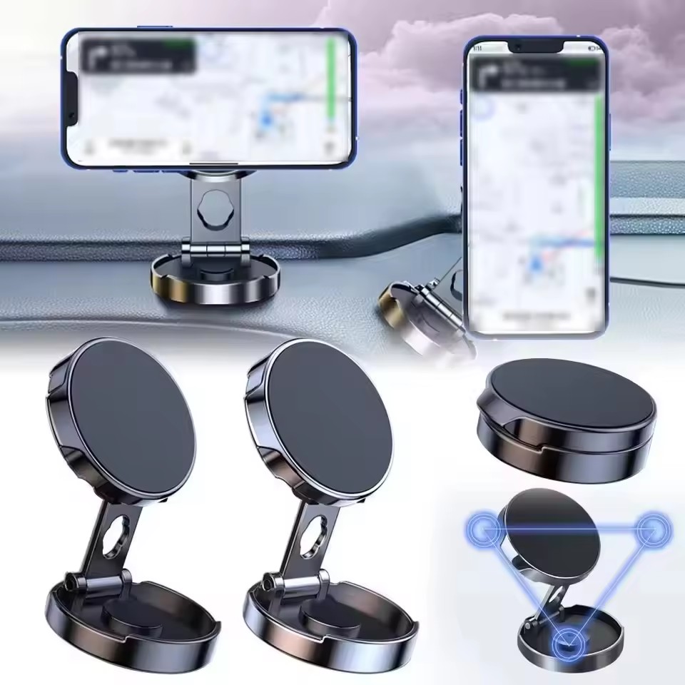 Round Folding Magnetic Car Hol - Phone Accessories Website review and price
