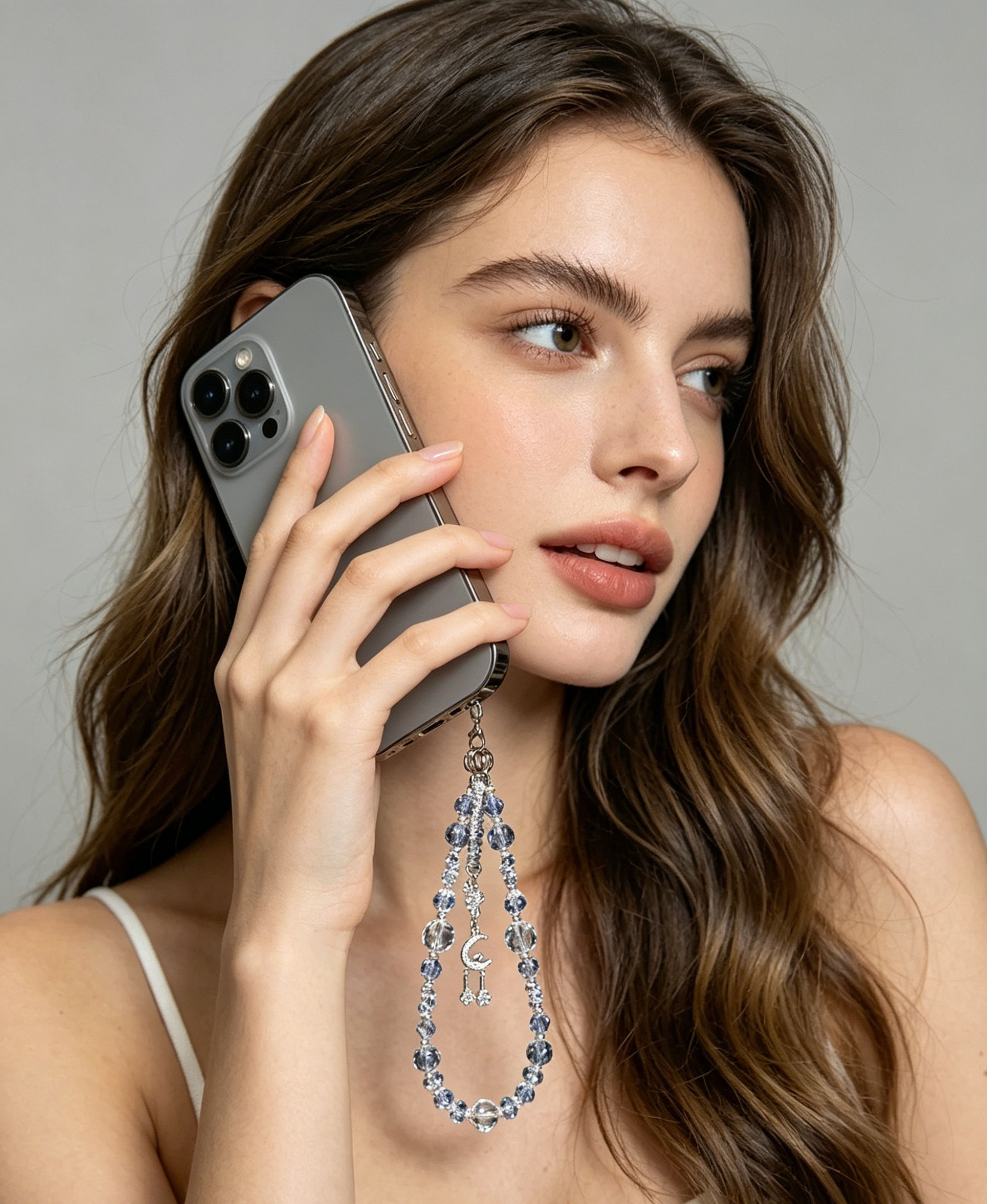 Fashion Transparent Beads Phon - Phone Accessories Usa review and price