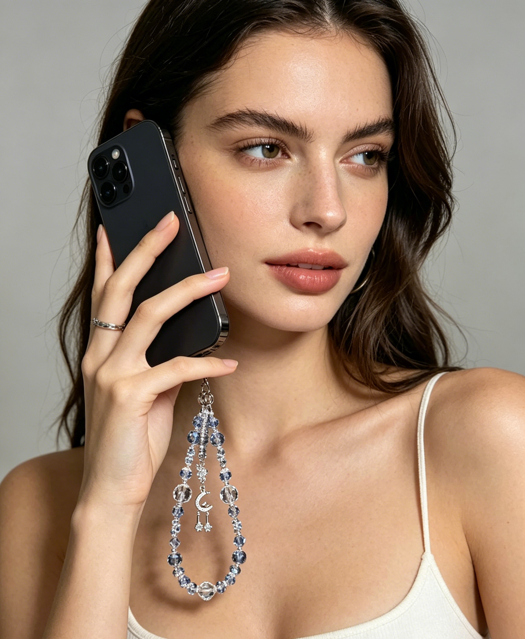 Fashion Transparent Beads Phon - Phone Accessories Usa review and price