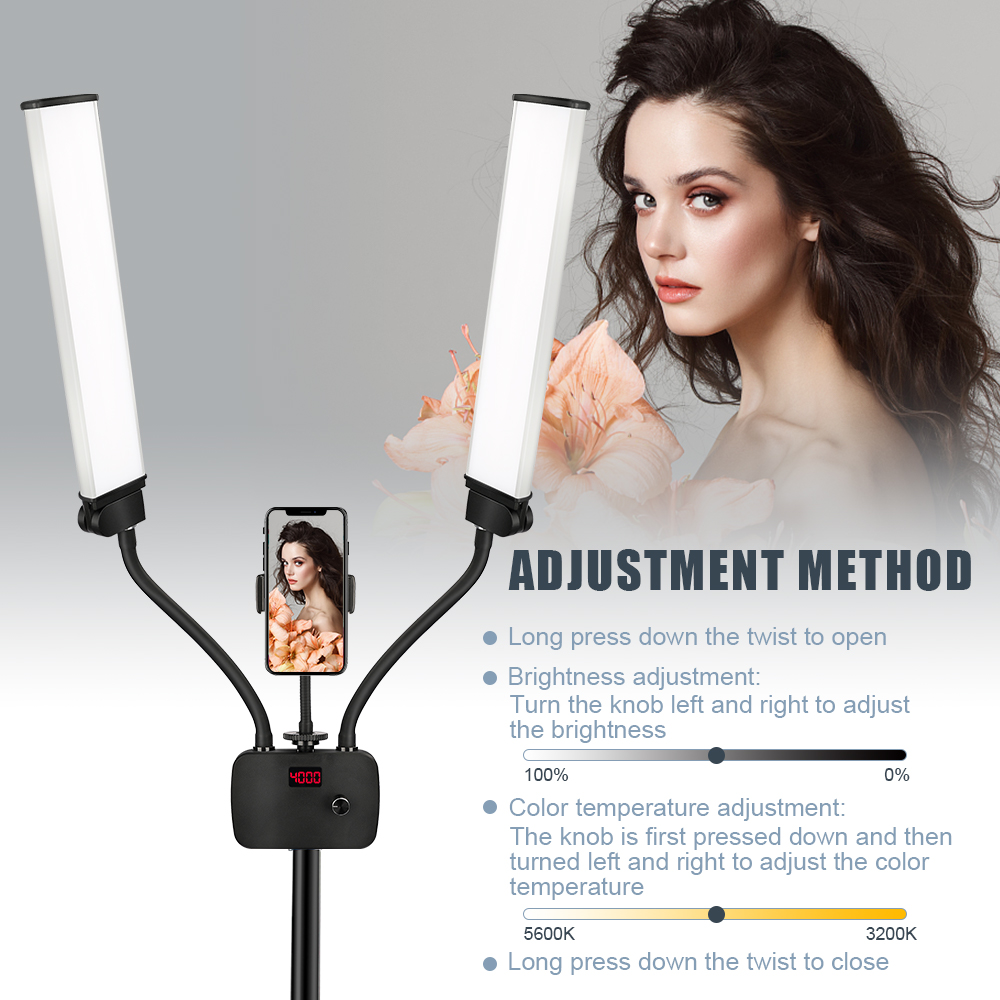 Double Arms LED Fill Light Pho - Led Strip Selfie review and price