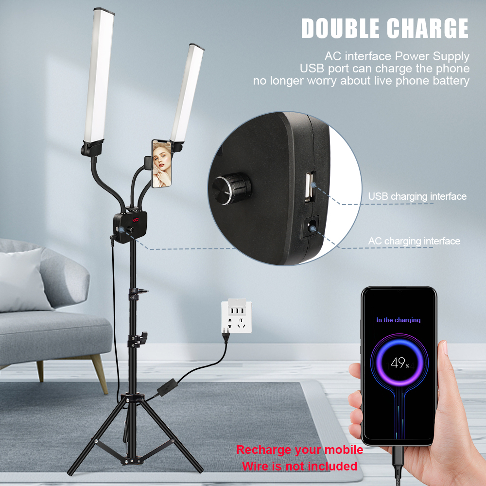 Double Arms LED Fill Light Pho - Led Strip Selfie review and price