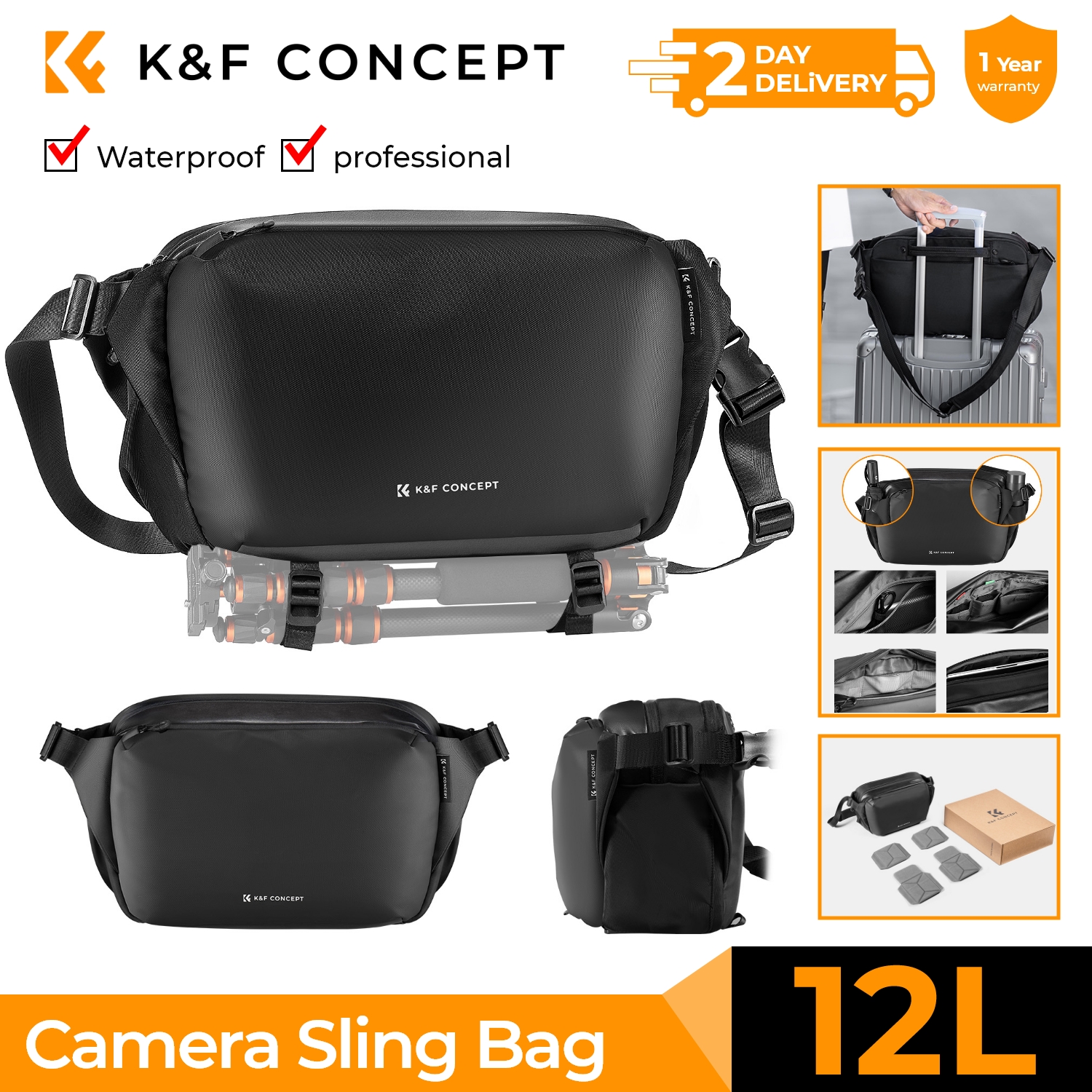 K&F CONCEPT 12L/10L Camera Sli - Phone Accessories For Photography review and price