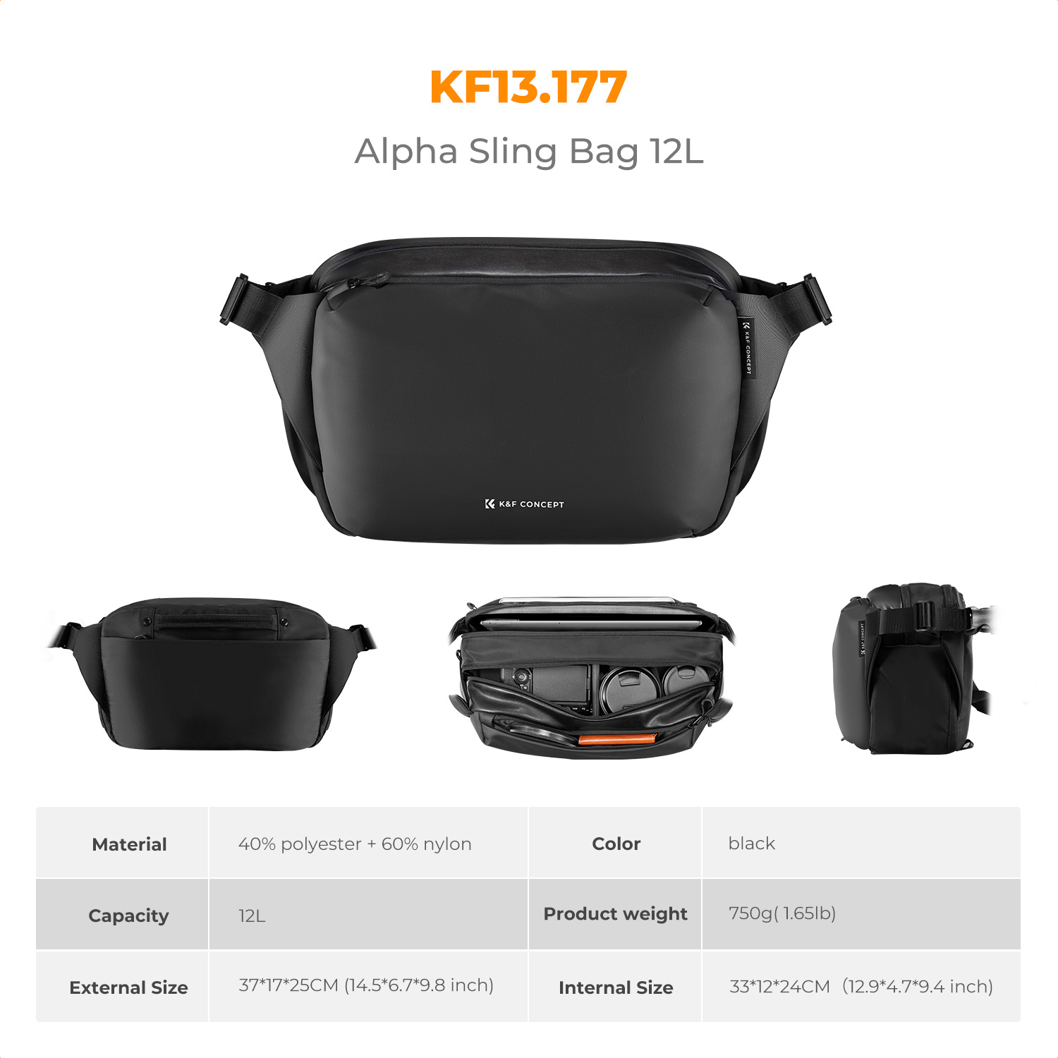 K&F CONCEPT 12L/10L Camera Sli - Phone Accessories For Photography review and price