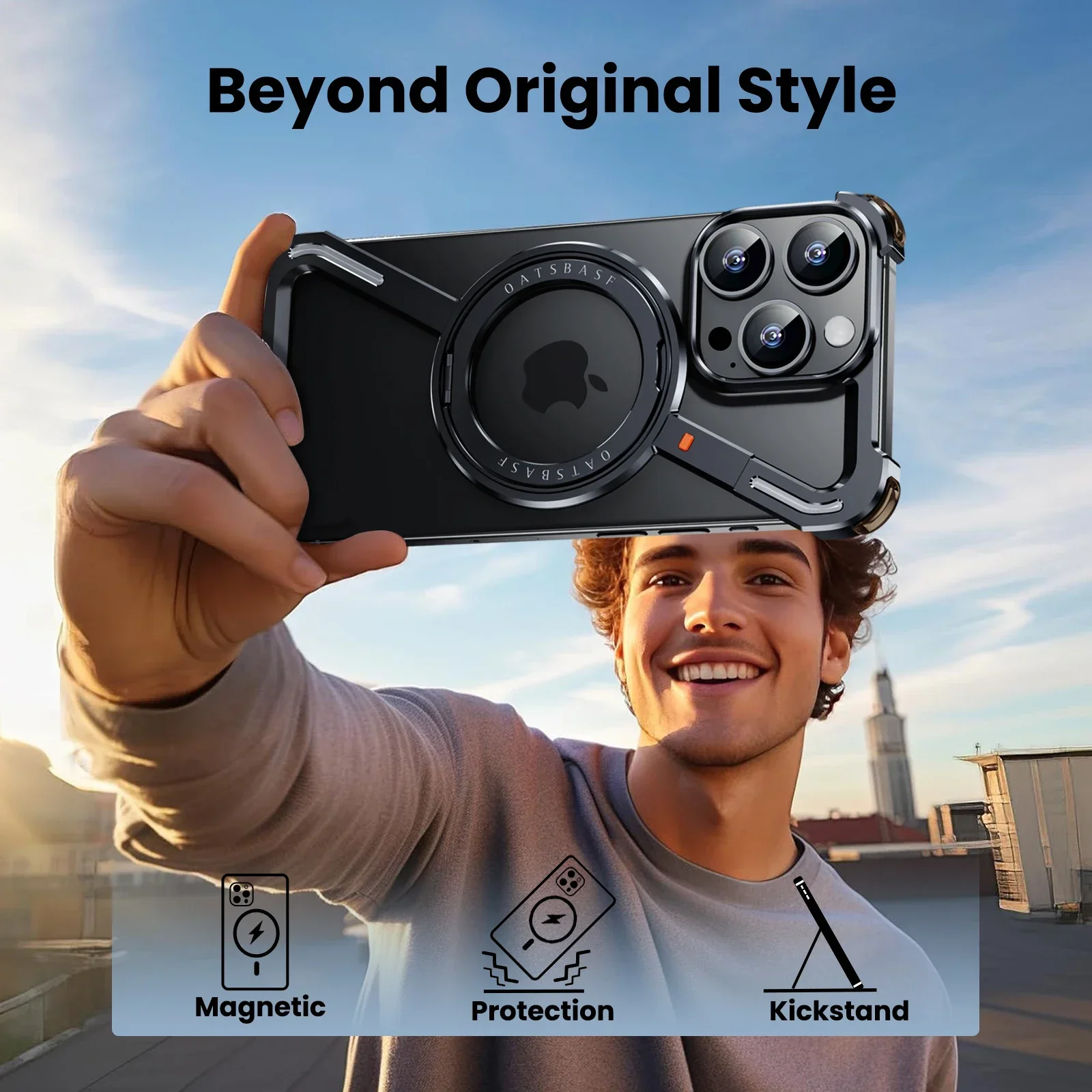 Oatsbasf Z Shape Metal Phone C - Phone Accessories Ring Holder review and price