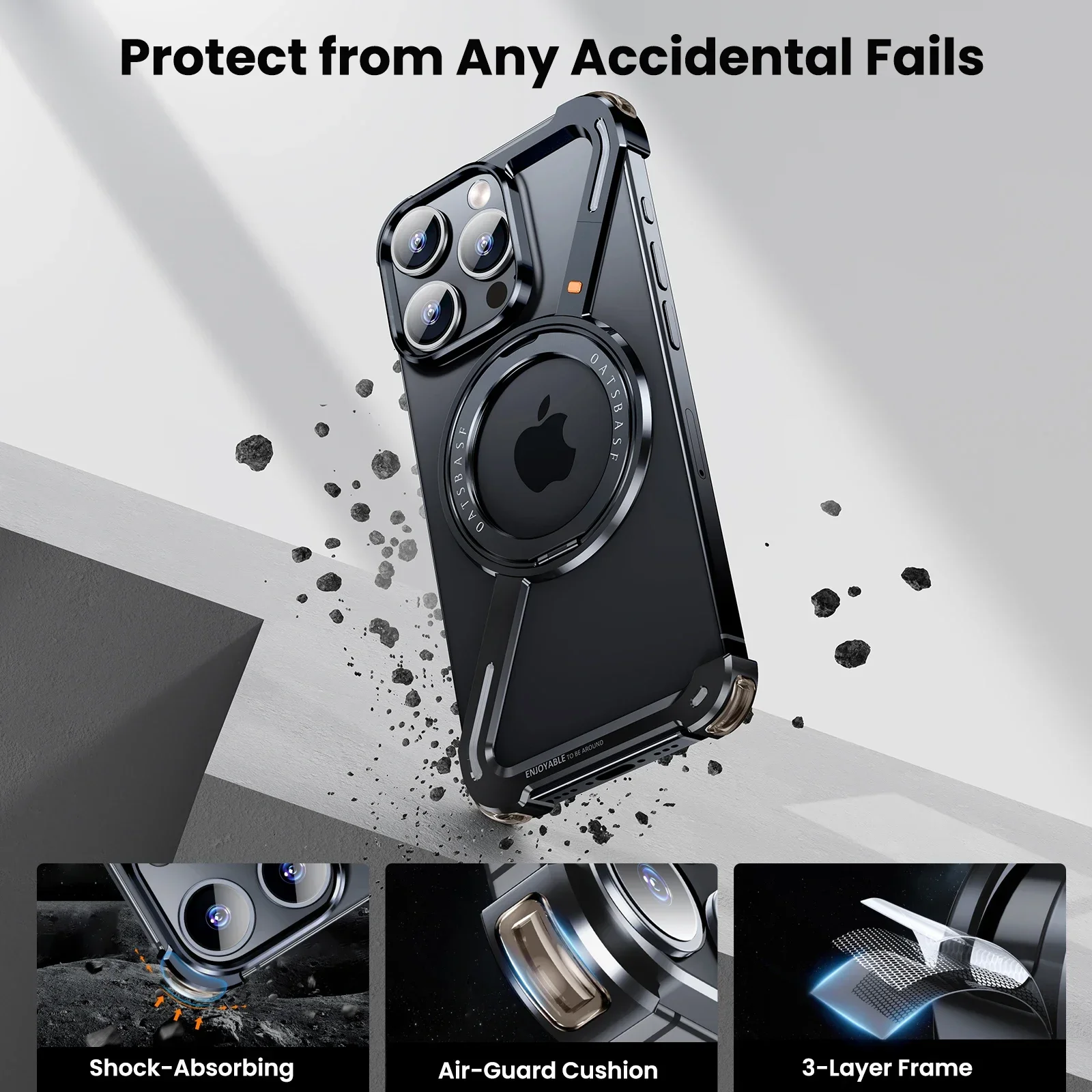 Oatsbasf Z Shape Metal Phone C - Phone Accessories Ring Holder review and price