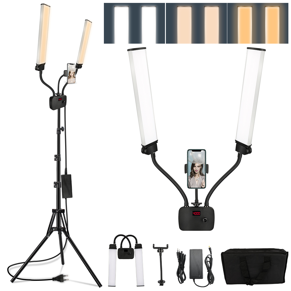 Double Arms LED Fill Photo Stu - Led Strip Selfie review and price