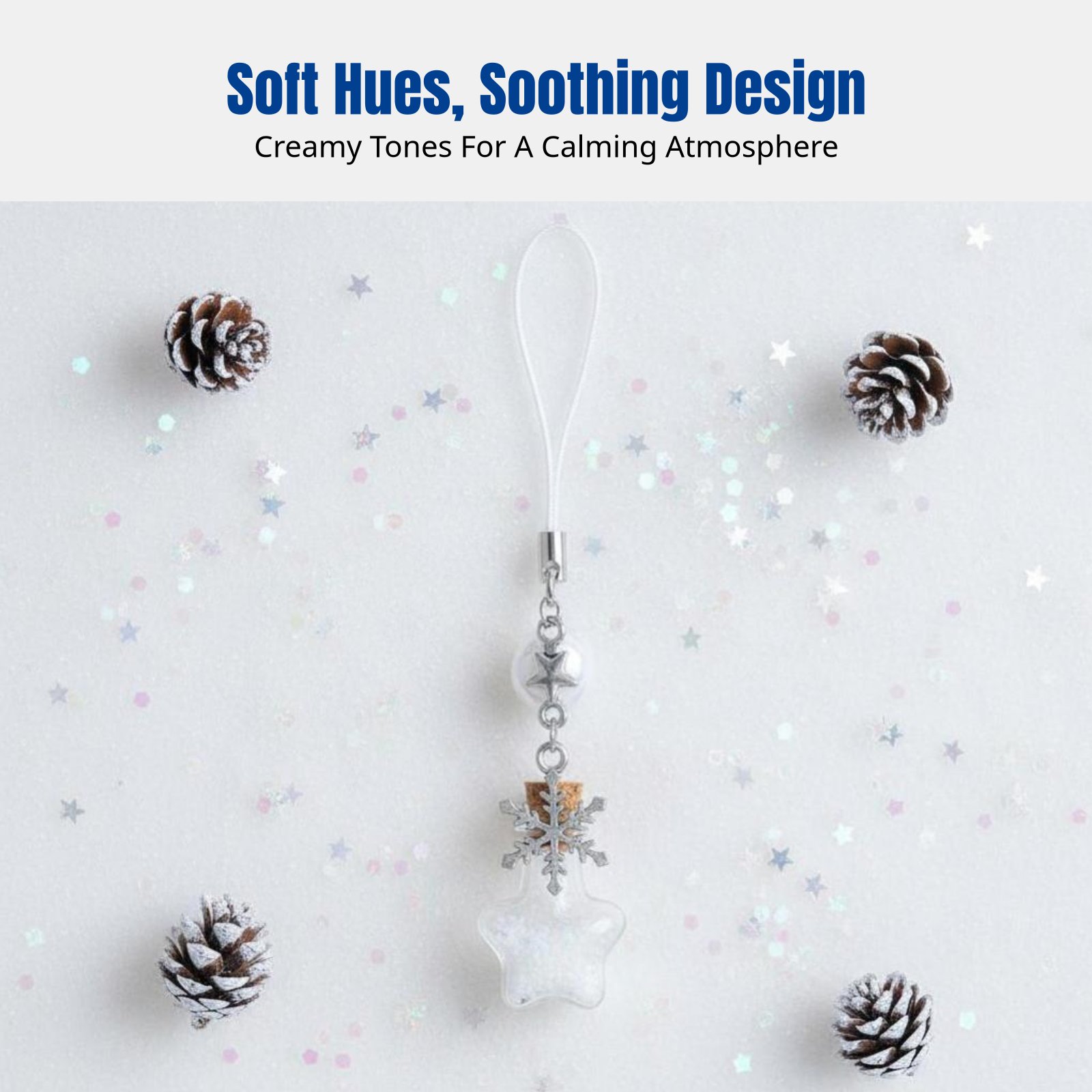 Cute Ice Crystal Wish Bottle K - Phone Accessories Keychain review and price
