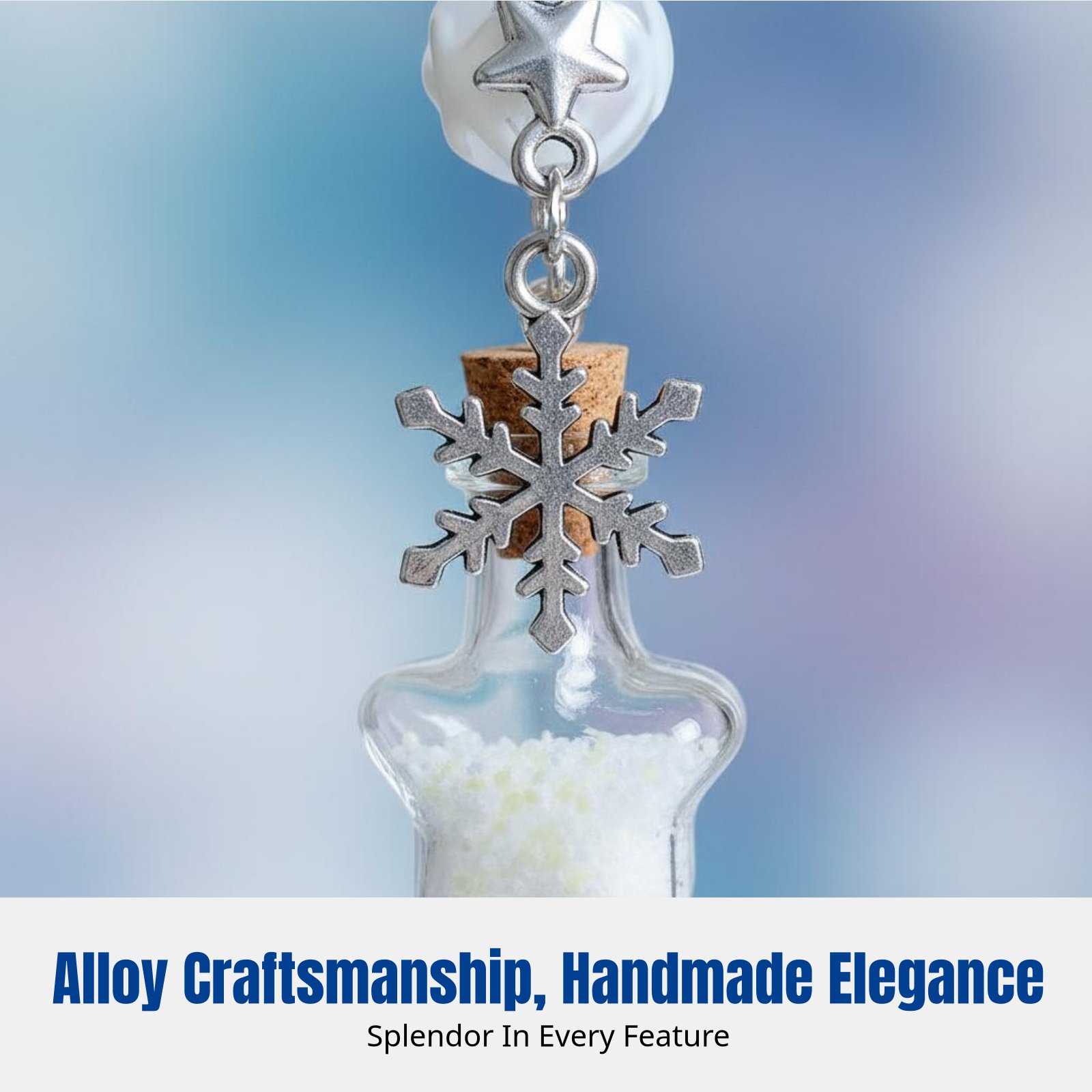 Cute Ice Crystal Wish Bottle K - Phone Accessories Keychain review and price