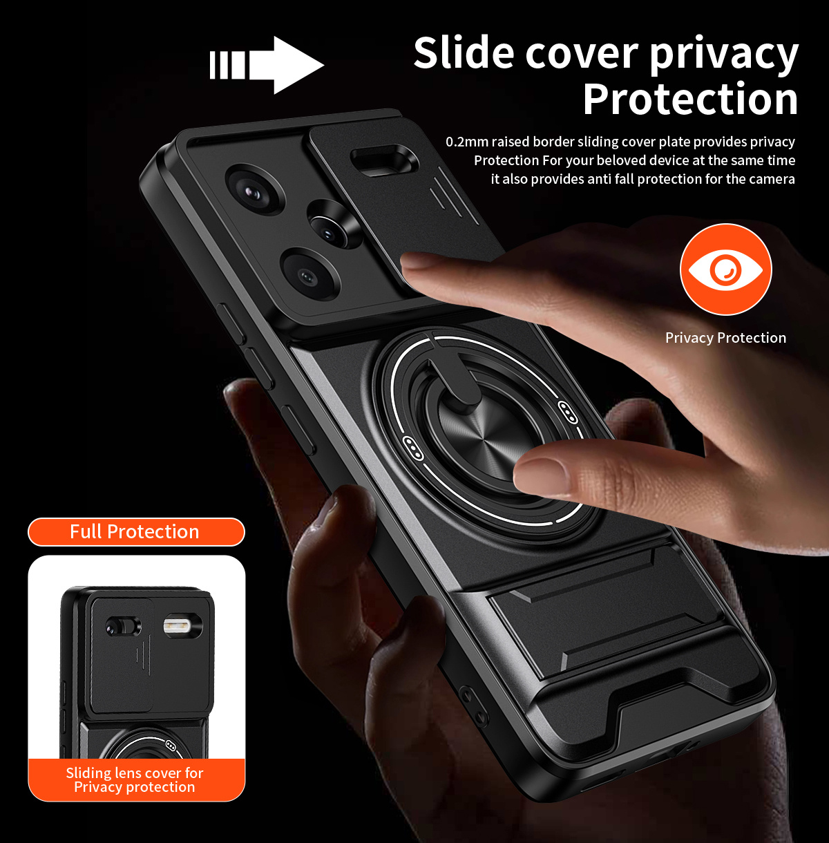 Lens Slide Camera Phone Case f - Phone Accessories Website review and price