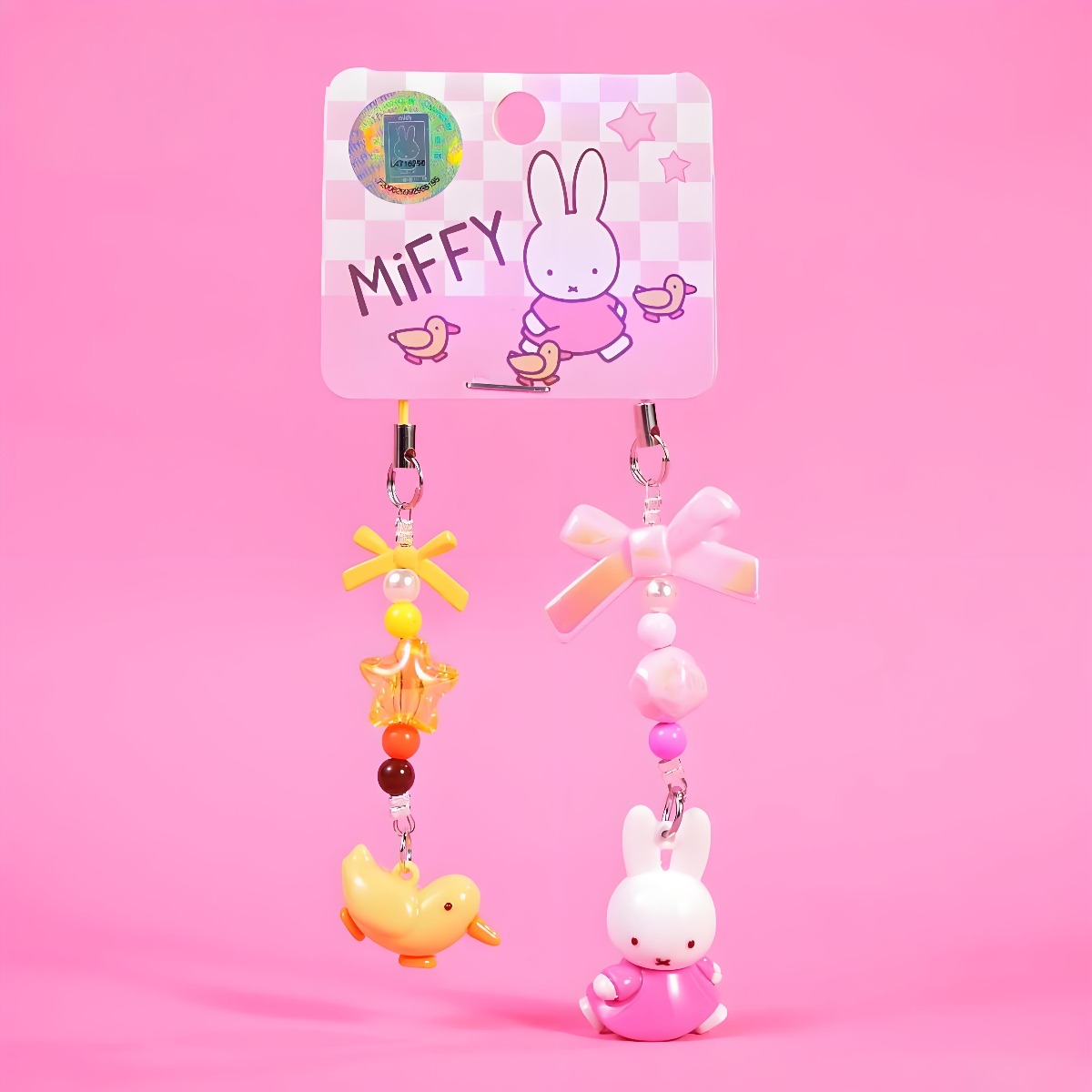 Kawaii Miffy Rabbit Keychain C - Phone Accessories Supplier review and price