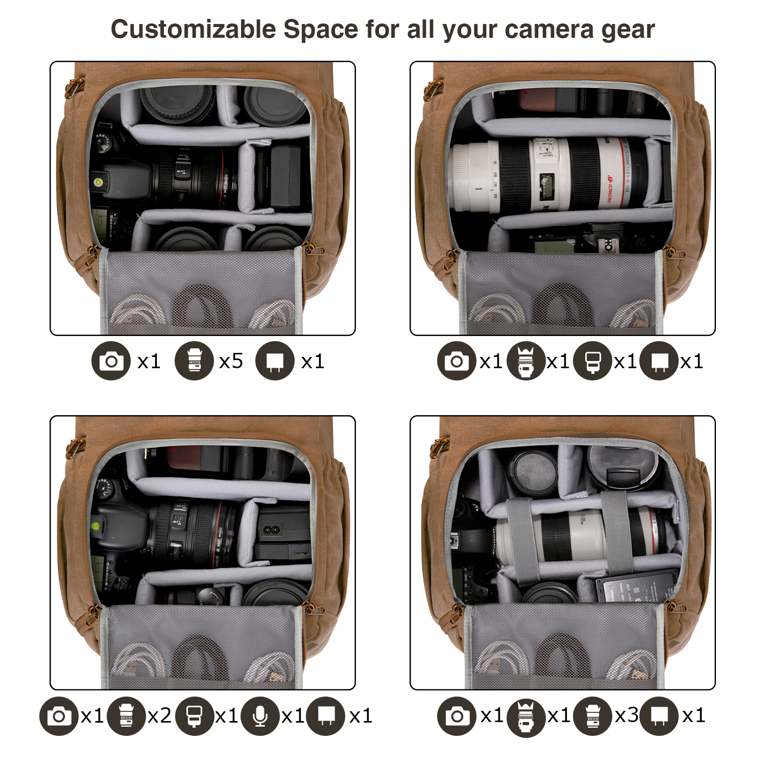 BAGSMART Camera Bag DSLR Photo - Phone Accessories For Photography review and price