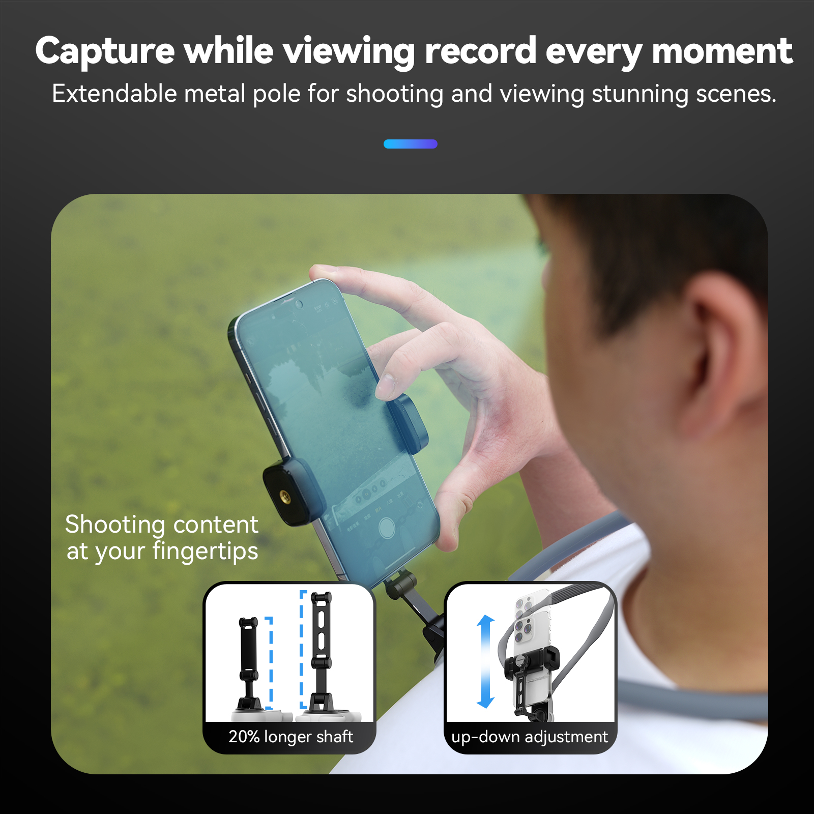 TELESIN Neck Mount Phone Clip  - Phone Accessories Design review and price
