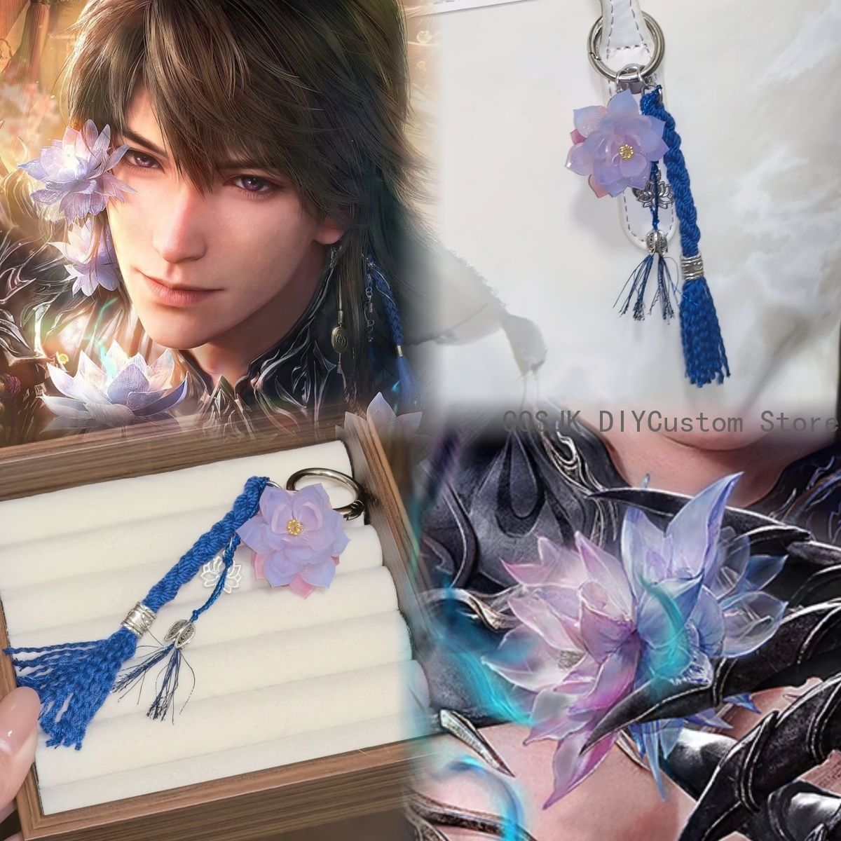 Anime Love and Deepspace Caleb - Phone Accessories Keychain review and price